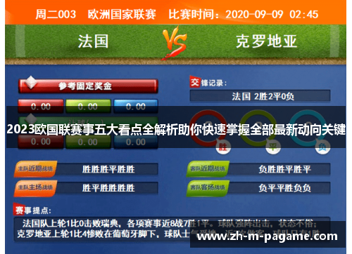 2023欧国联赛事五大看点全解析助你快速掌握全部最新动向关键 2023欧国联赛事五大看点全解析助你快速掌握全部最新动向关键