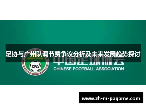 足协与广州队调节费争议分析及未来发展趋势探讨