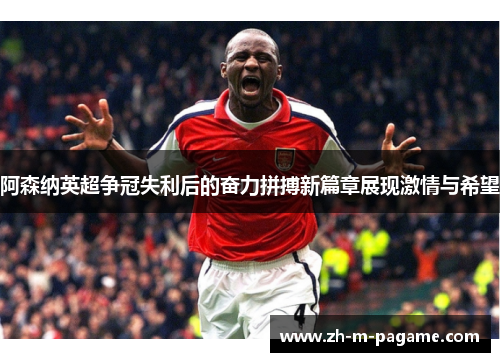 阿森纳英超争冠失利后的奋力拼搏新篇章展现激情与希望 阿森纳英超争冠失利后的奋力拼搏新篇章展现激情与希望